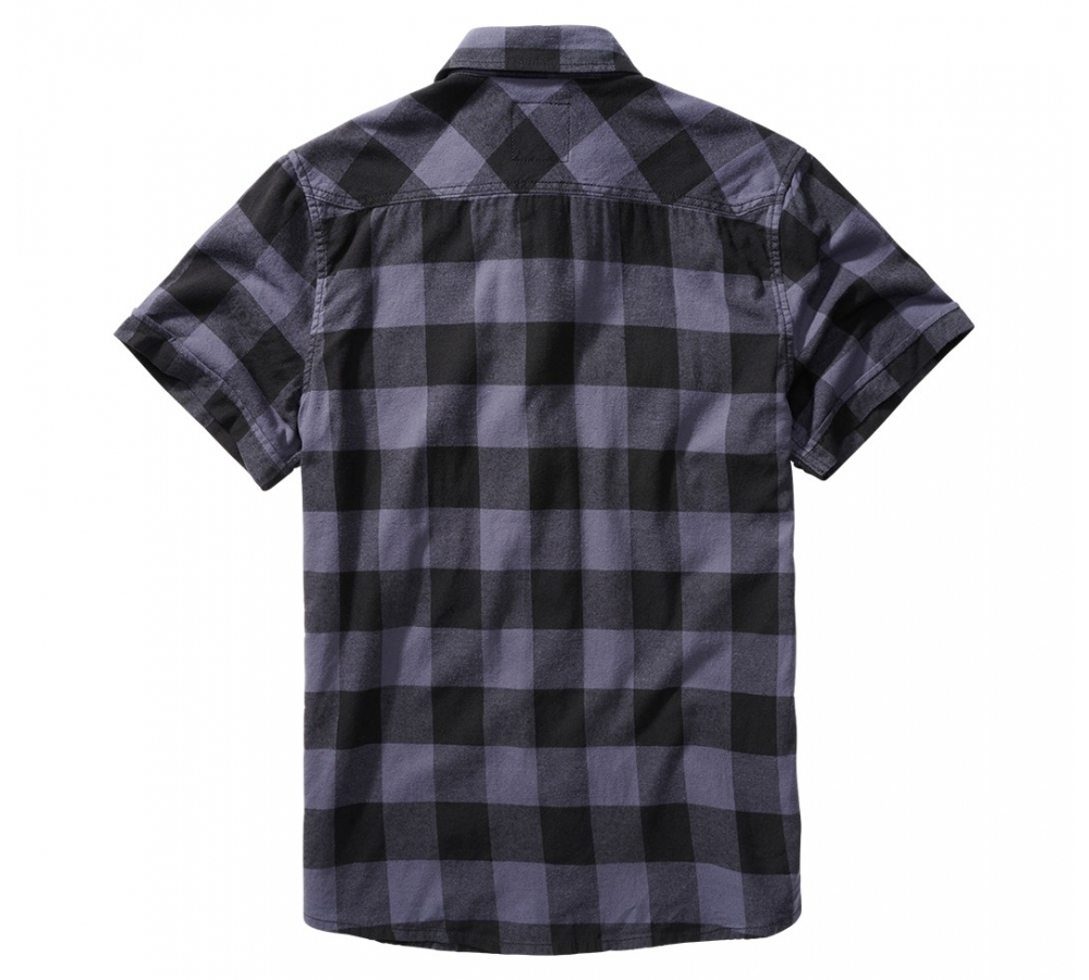 Check Shirt Short Sleeve black/grey