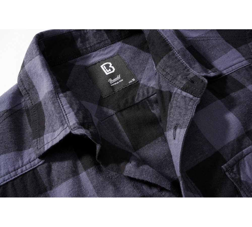 Check Shirt Short Sleeve black/grey