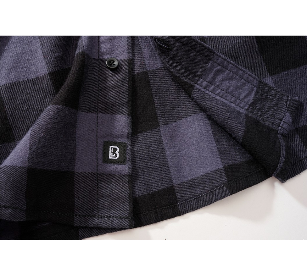 Check Shirt Short Sleeve black/grey