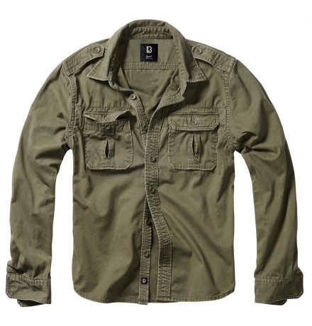Vintage Shirt Long Sleeve olive