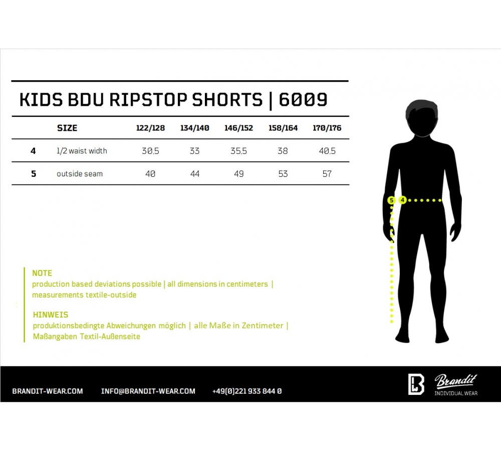 Short BDU Ripstop Enfant
