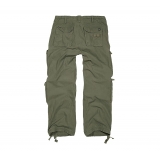 Saf Vintage Pantolon zeytin