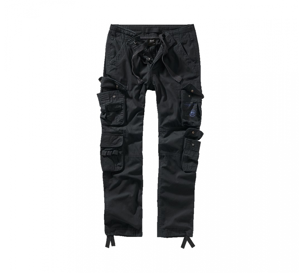 Pure Slim Fit Pants czarne