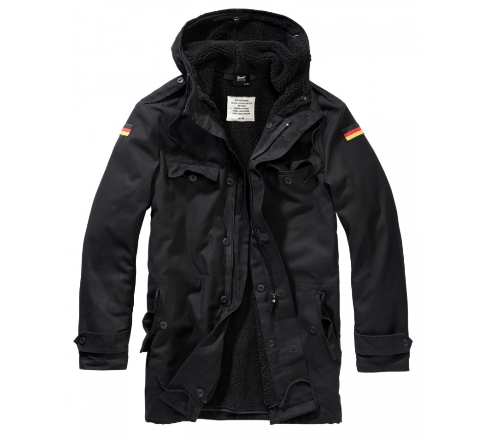 BW Parka Flag schwarz