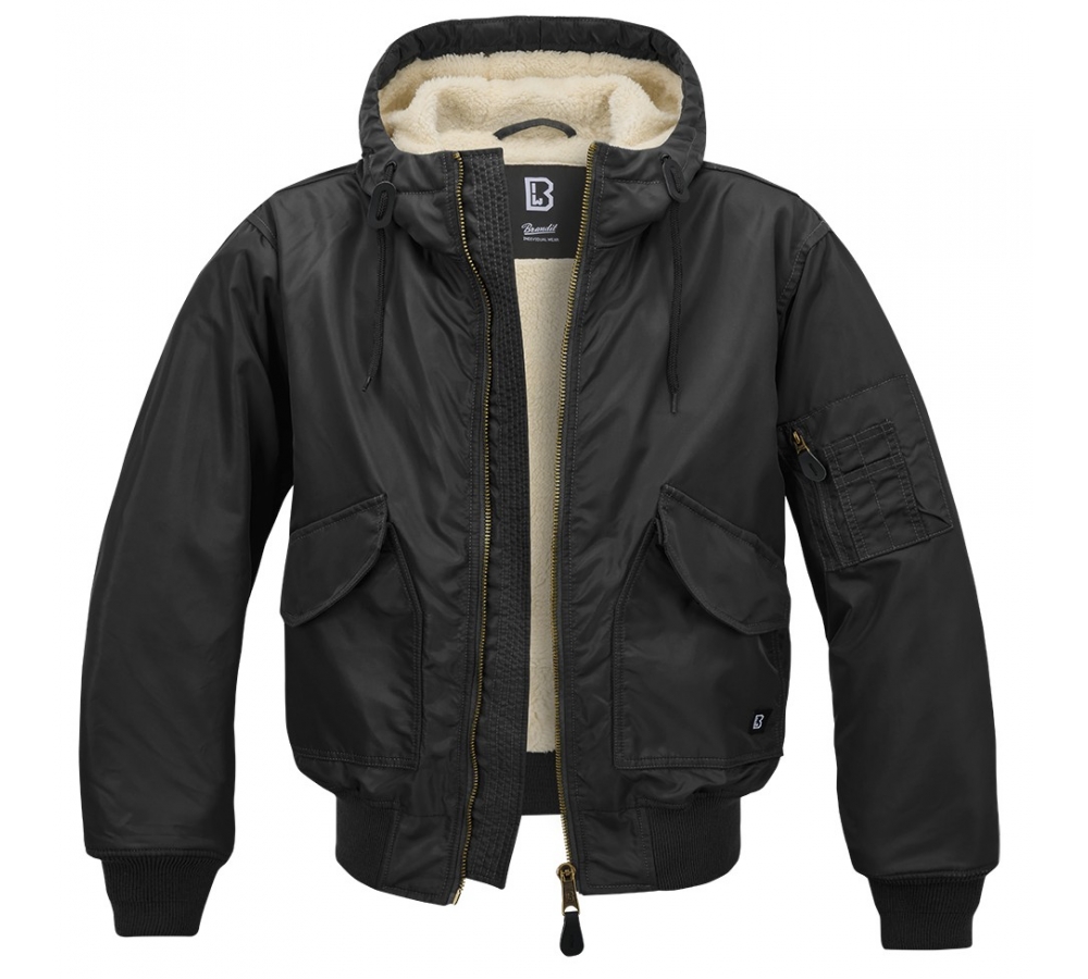 CWU Jacket Hooded schwarz