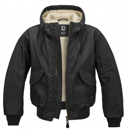 CWU Jacket Hooded schwarz