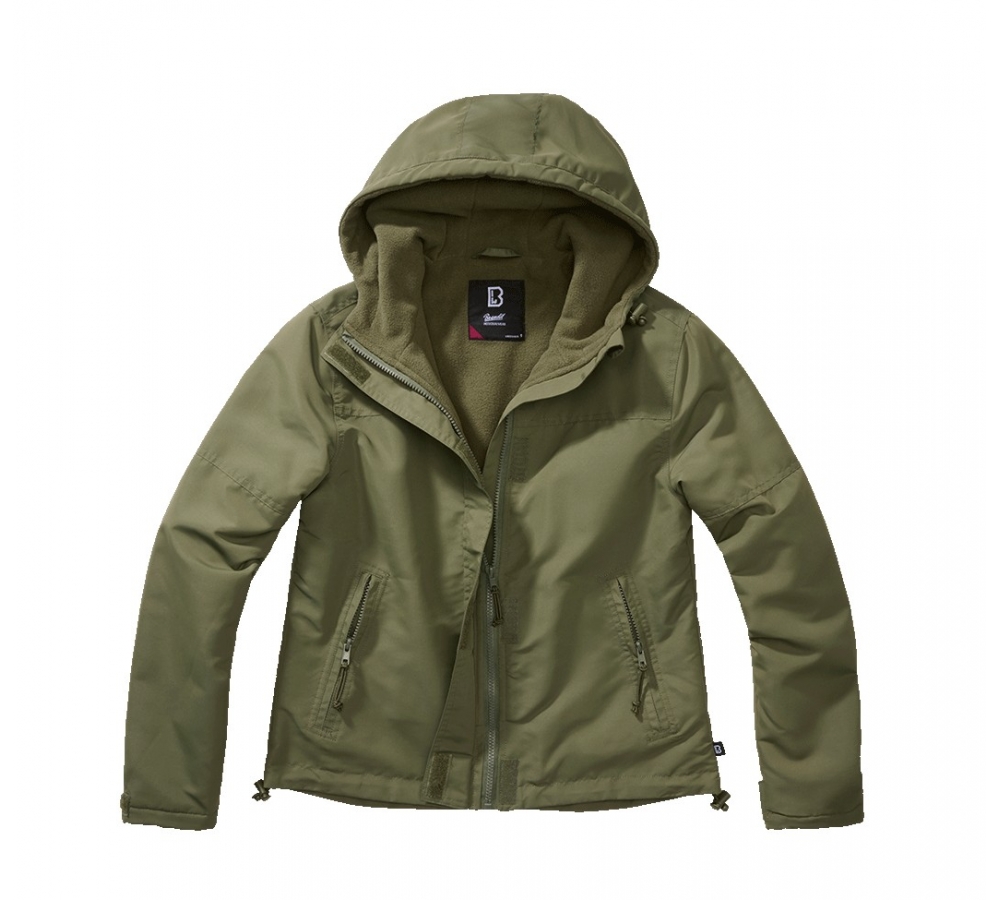 Women Frontzip Windbreaker olive