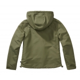 Women Frontzip Windbreaker olive