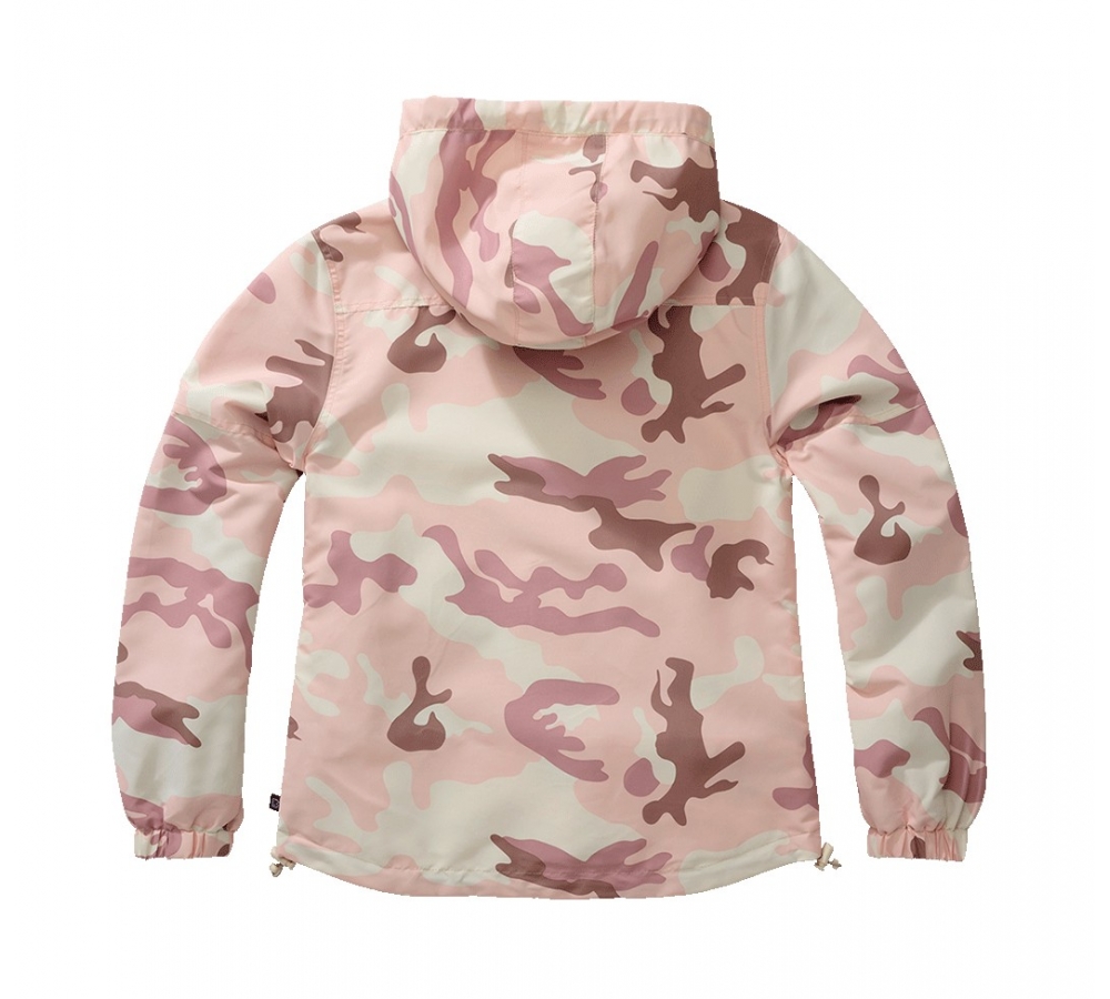 Women Summer Frontzip Windbreaker candy camo