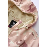 Women Summer Frontzip Windbreaker candy camo