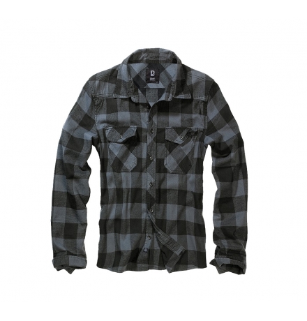 Check Shirt Long Sleeve black/grey