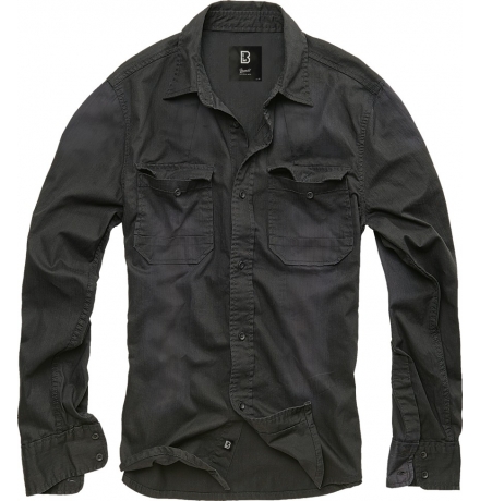 Hardee Denim Shirt Long Sleeve schwarz