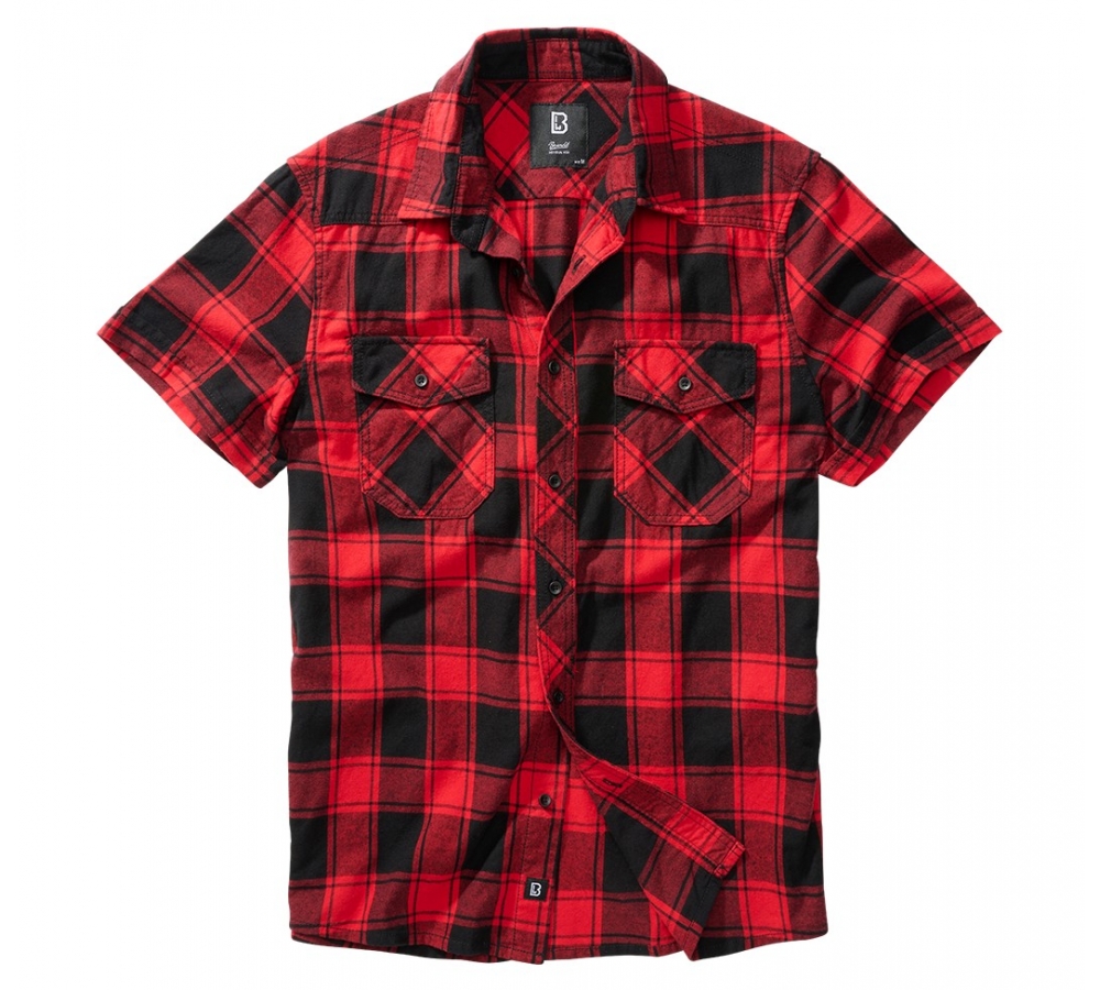 Check Shirt Short Sleeve red/black