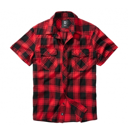 Check Shirt Short Sleeve red/black