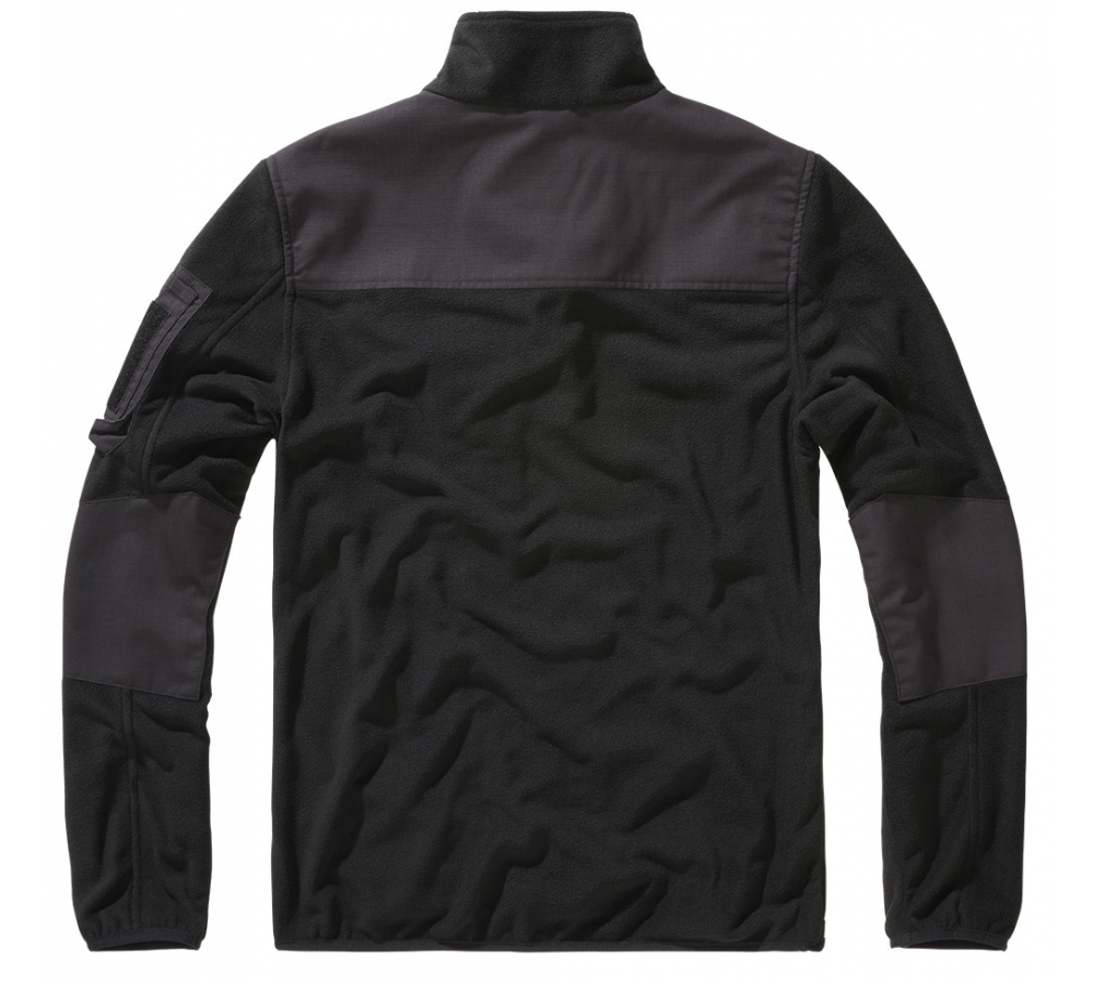 Fleece Troyer Ripstop schwarz