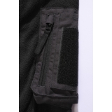 Fleece Troyer Ripstop schwarz