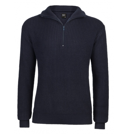 Marynarski sweter Troyer granatowy