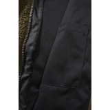 Women Teddyfleece Jacket Hooded olive