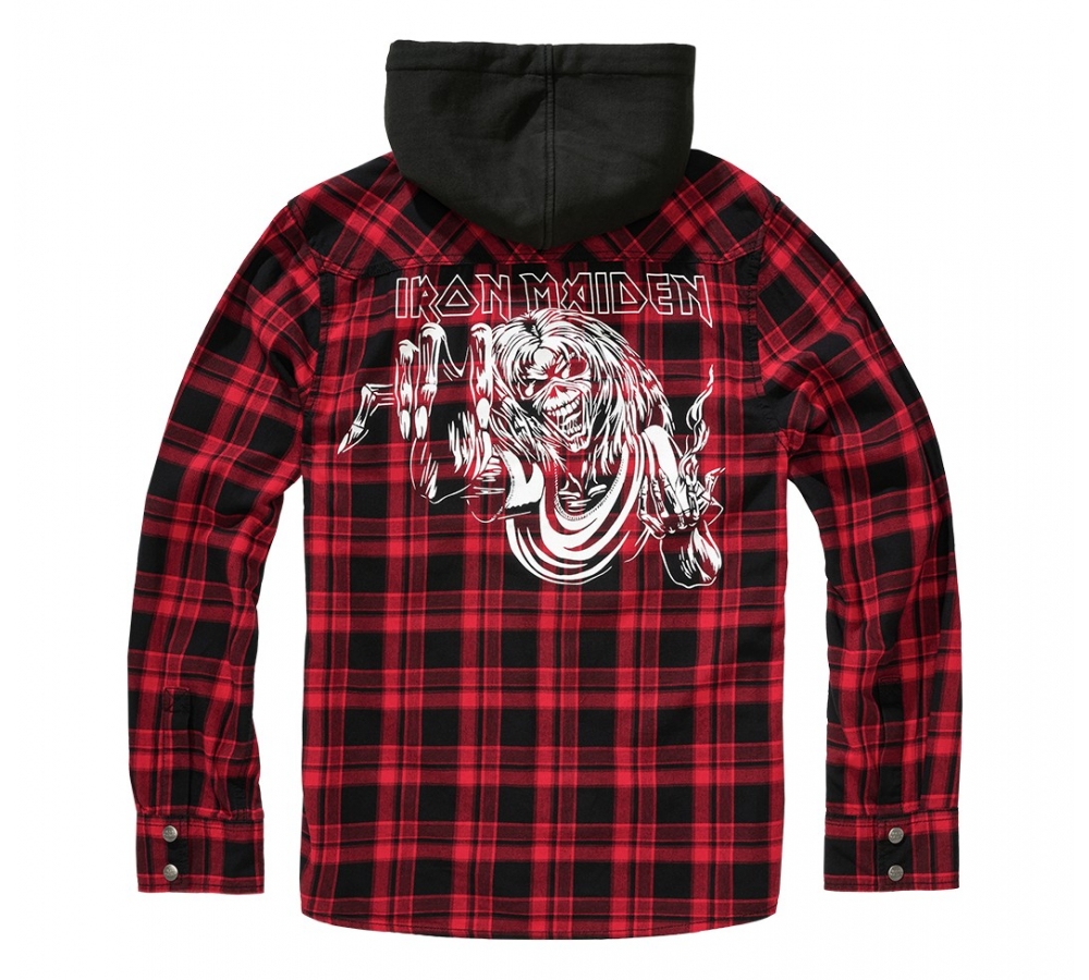 Iron Maiden Checkshirt Sweathood Eddy