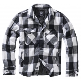 Lumber Jacket weiß/schwarz
