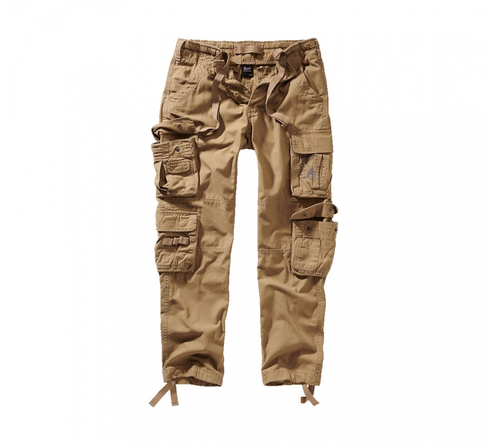 Pure Slim Fit Pants beżowe
