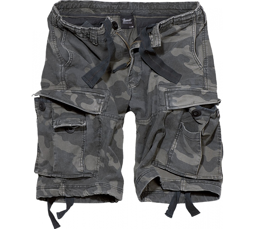 Short Vintage camouflage foncé