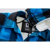 Lumber Jacket Hooded schwarz/blau