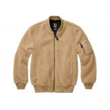 MA1 Sherpa Jacket camel
