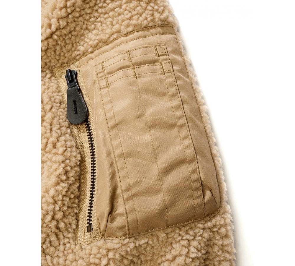 MA1 Sherpa Jacket camel