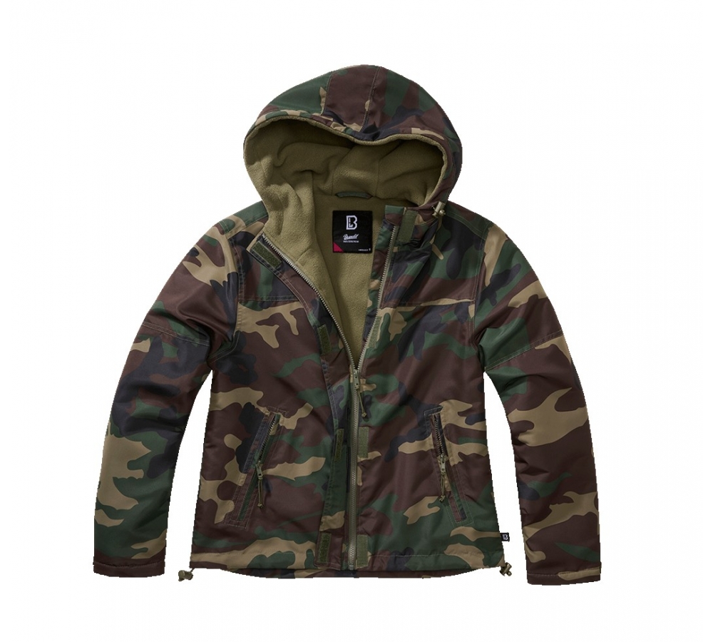 Women Frontzip Windbreaker woodland