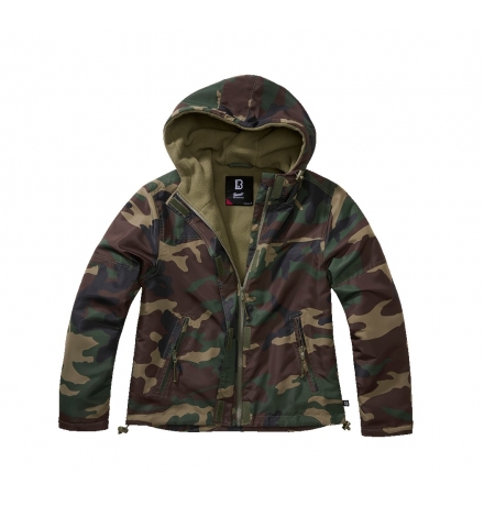 Women Frontzip Windbreaker woodland