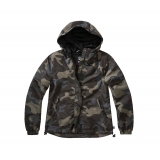 Women Summer Frontzip Windbreaker darkcamo