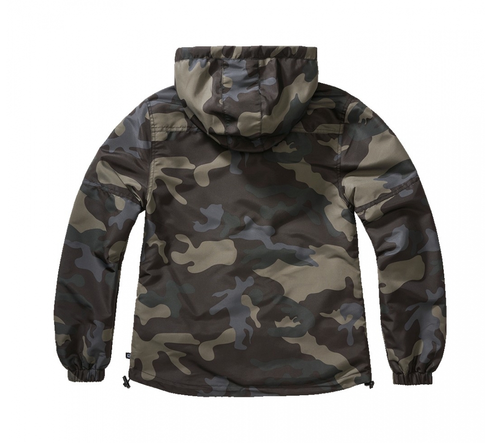 Women Summer Frontzip Windbreaker darkcamo