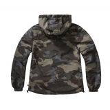 Women Summer Frontzip Windbreaker darkcamo