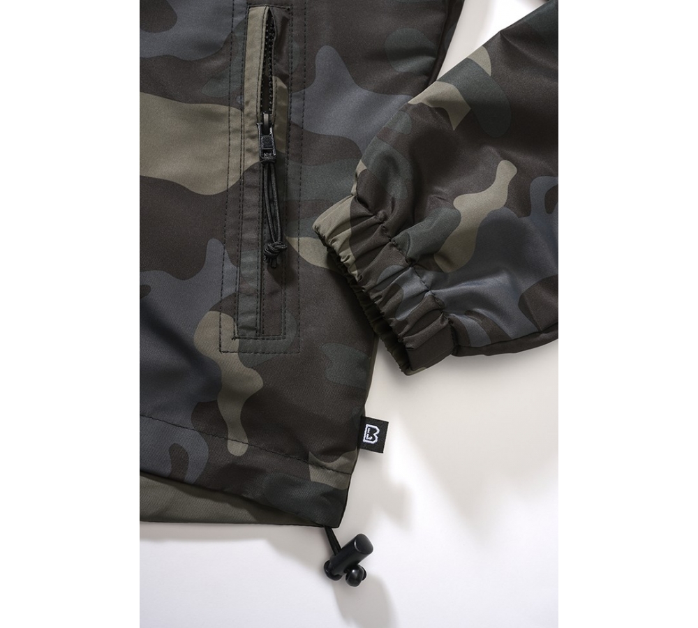 Women Summer Frontzip Windbreaker darkcamo