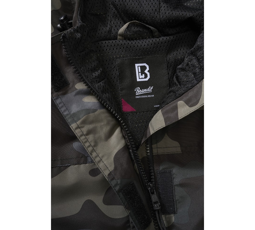 Women Summer Frontzip Windbreaker darkcamo