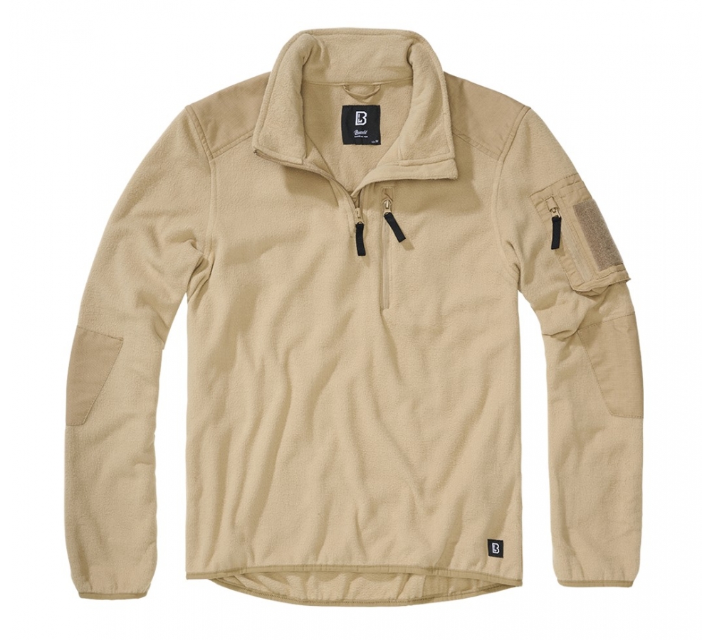 Fleece Troyer Ripstop camel