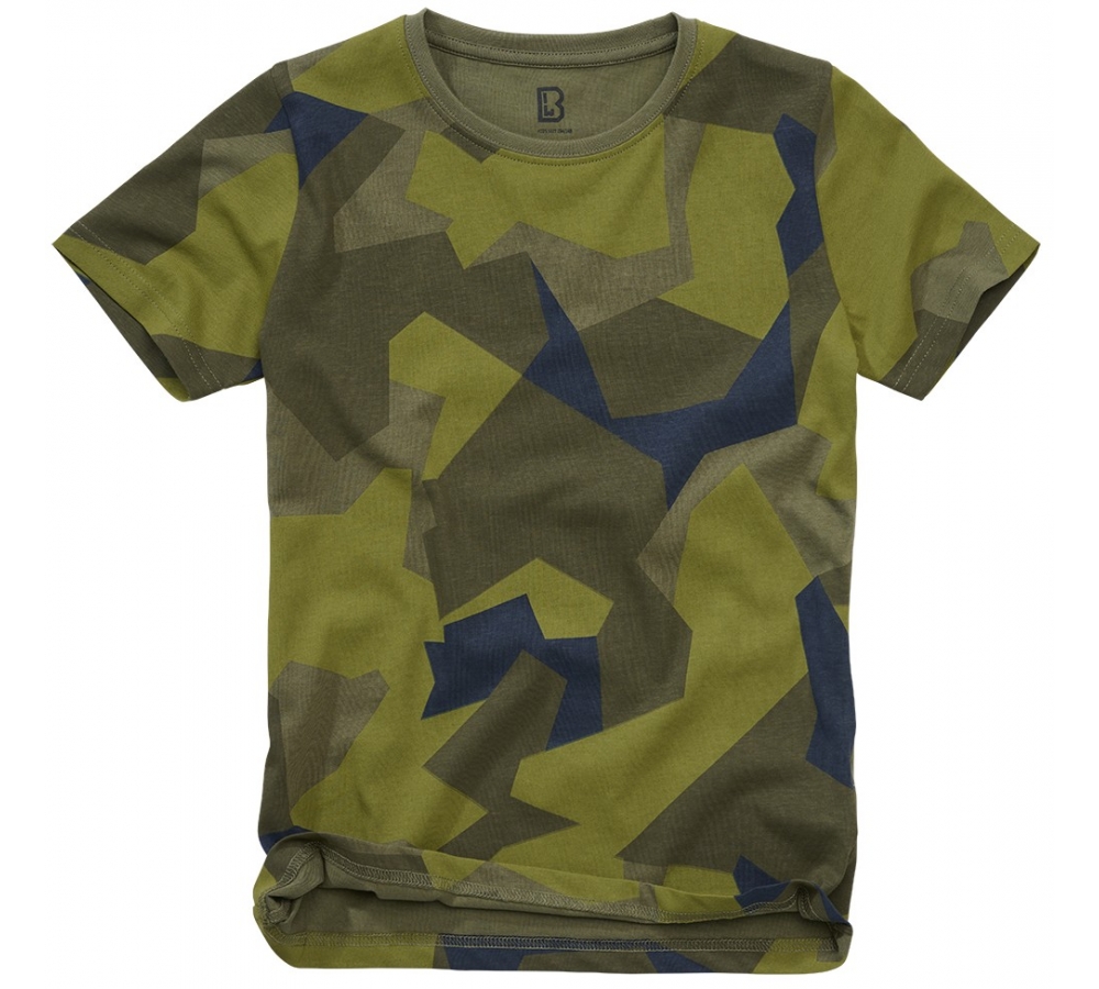 Kids T-Shirt swedish camo M90