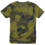Kids T-Shirt swedish camo M90