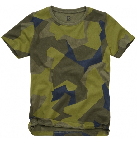 Kids T-Shirt swedish camo M90
