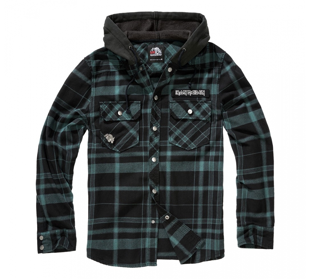Iron Maiden Checkshirt Sweathood Eddy