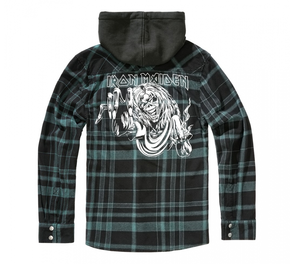 Iron Maiden Checkshirt Sweathood Eddy