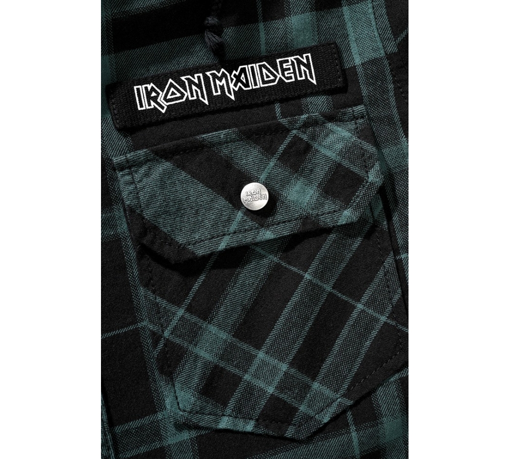 Iron Maiden Checkshirt Sweathood Eddy