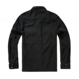 Jeff Fleece Shirt Long Sleeve schwarz