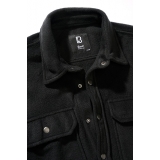 Jeff Fleece Shirt Long Sleeve schwarz