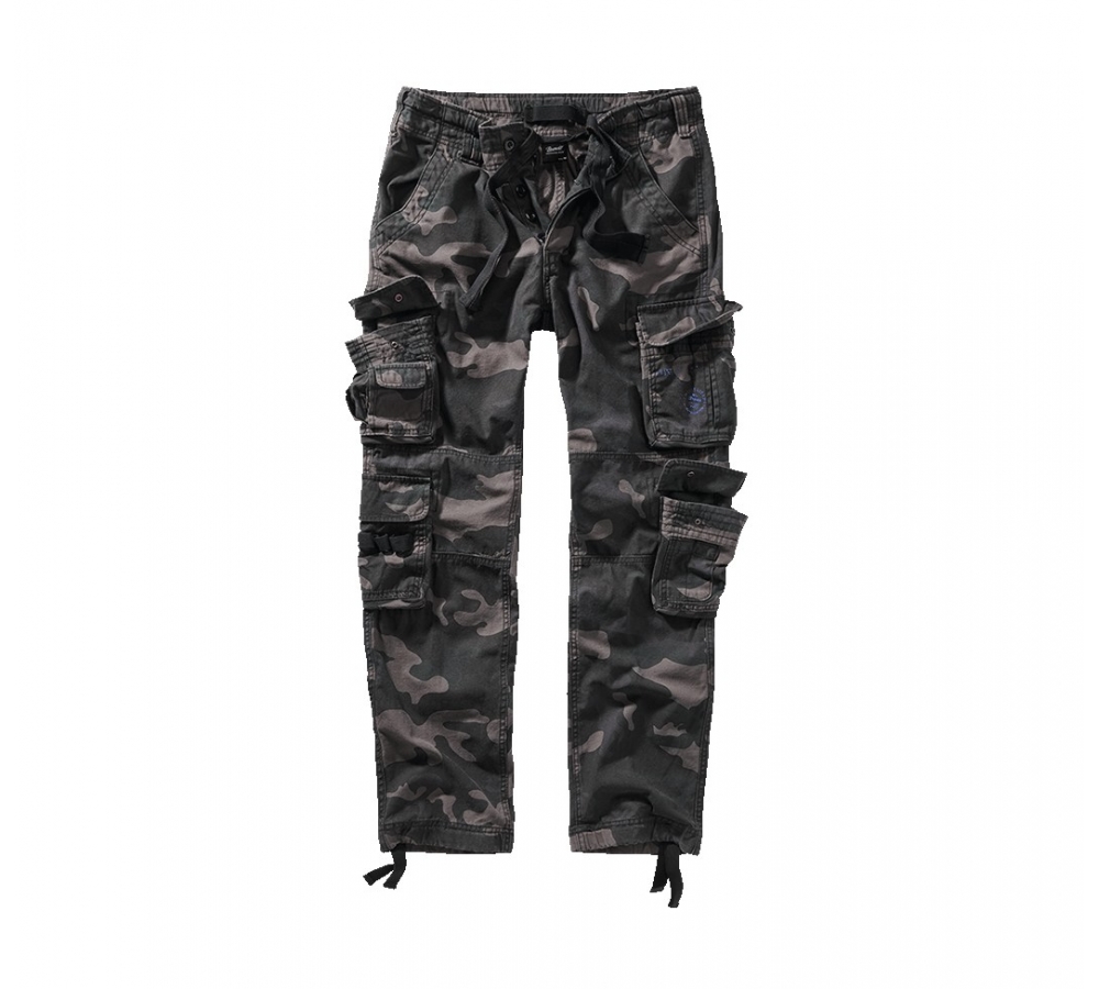 Spodnie Pure Slim Fit ciemne moro