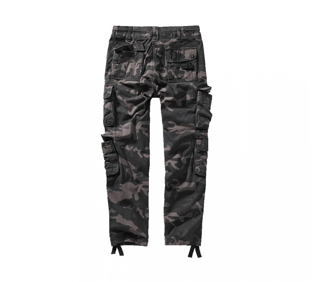 Spodnie Pure Slim Fit ciemne moro