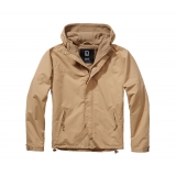 Frontzip Windbreaker camel