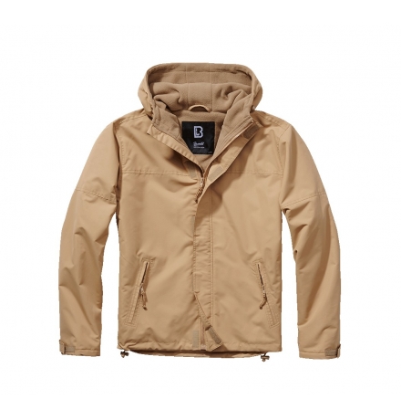 Frontzip Windbreaker camel