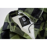 Lumber Jacket Hooded schwarz/oliv